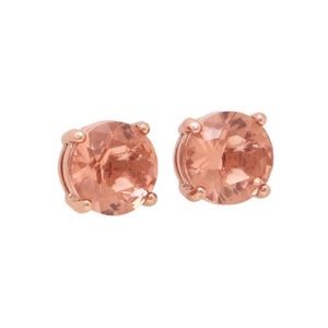 Kade Spade Peach Crystal Gumdrop Earrings